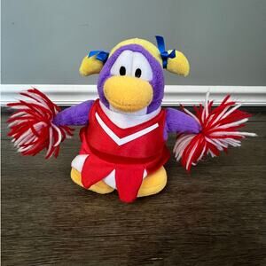 Disney's Club Penguin Series 1 Cheerleader‎ Penguin Plush